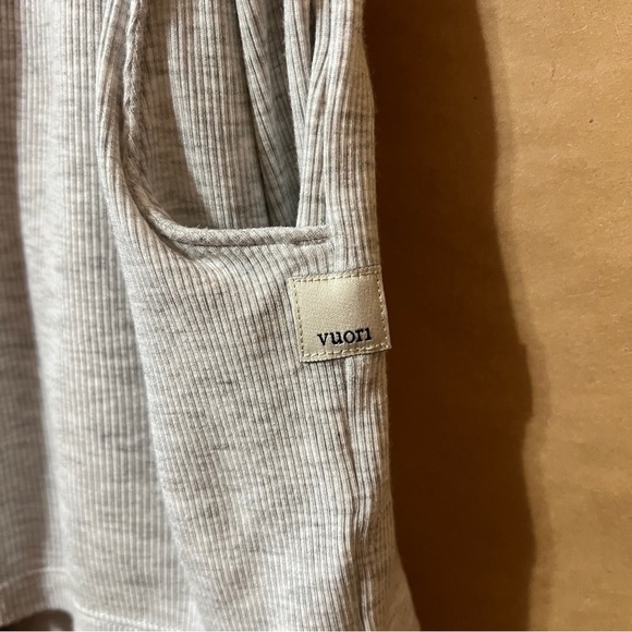 Vuori Light Gray Sleeveless Jumpsuit - Picture 8 of 13